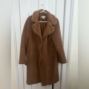 Camel Teddy Coat
